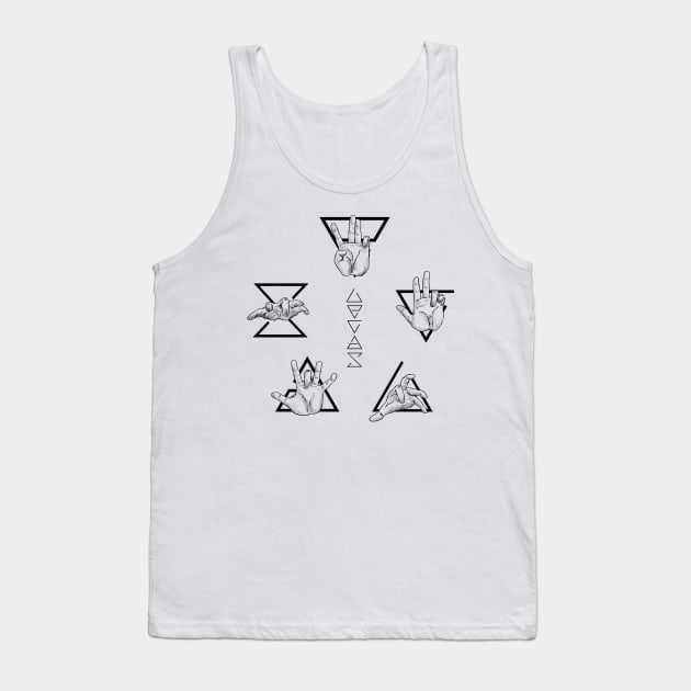 Witcher - casting signs Tank Top by Actualsuperhero